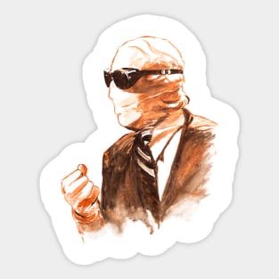 The Invisible Man Classic Sticker